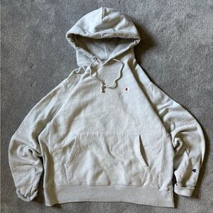 Champion Men's Light Gray Hoodie